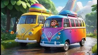 Ride Along in Daddy&rsquo;s Big Van | Family Car Song for Kids | Fun Road Trip Rhyme