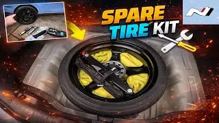Elantra N Spare Tire Kit - DON'T WAIT FOR A TOW TRUCK (Modern Spare Kit)