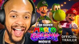 THEY ADDED YOSHI! 🔥 Super Mario Movie 2 - Official Galaxy Trailer Reaction!