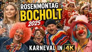 🎭 Rosenmontag Bocholt 2025 - Karneval in 4K