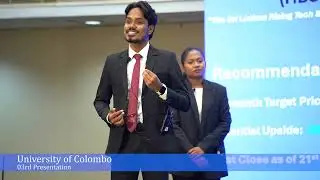 Presentation by University of Colombo: CFA Institute Research Challenge Sri Lanka 2023/24
