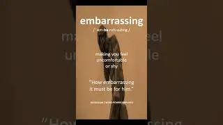 Meaning of embarrassing