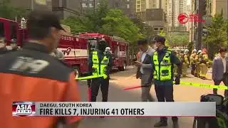 South Korea Fire & Arkansas Highway Crashes