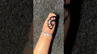 Easy nailart using safety pin 🧷💅💕 #nailart #notools #nailart2023 #trending#ytshorts