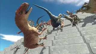 All units - fall down stairs - Animal Revolt Battle Simulator