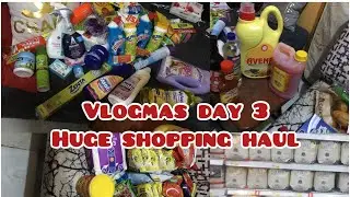 Vlogmas Day 3//HUGE GROCERY HAUL//CARREFOUR SHOPPING HAUL//PLUGS