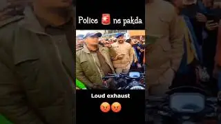 OPolice ne pakda | Caught by police for loud exhaust|Bike seized #caughtbypolice #z900 #police