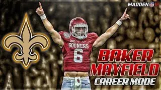 Mayfield + Alvin Kamara Is INSANE | BAKER MAYFIELD MADDEN 18 CAREER MODE