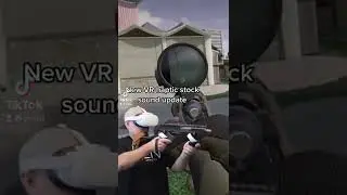 VR Gun Stock Haptics w/ SPINE #shorts #vr