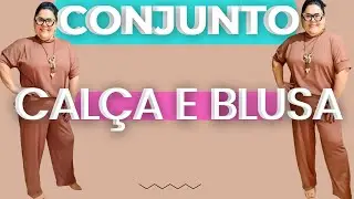 A FORMA MAIS SIMPLES E PRÁTICA DE SE FAZER UM CONJUNTO CALÇA E BLUSA DO YOUTUBE EU VOU TE ENSINAR