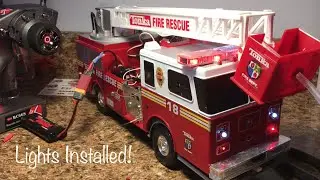 RC Fire Truck Build Project | Ep. 4 | Lights | The RC Genius