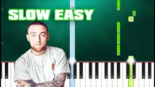 Mac Miller - That's on Me (Slow Easy Piano Tutorial) (Anyone Can Play)