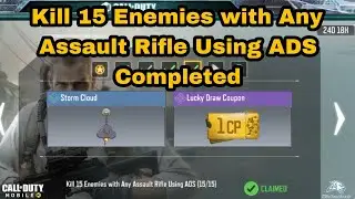 How to Kill 15 Enemies with Any Assault Rifle Using ADS Cod Mobile | Season 11 2022