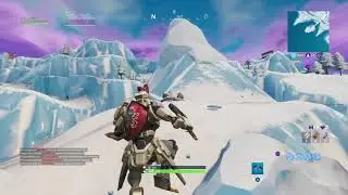 Fortbyte Herausforderung #36 Sentinel Skin auf einer eisigen Insel