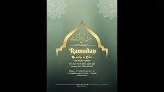 Ramadan Readiness Week 1