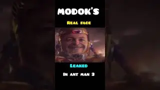 modok face reveal in the antman and the wasp quantumania leak. #marvel