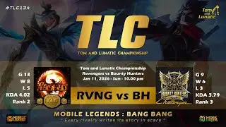 🛑Revengers vs Bounty Hunters |  TL Championship  | TLC134 | Tom and Lunatic | MOBA Legends Tamil