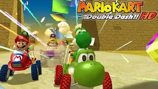 Mario Kart Double Dash 4K 60FPS UHD with HD Texture Pack Widescreen | Dolphin 5.0-16116 PC Gameplay