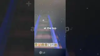 INSANE DROP!!! #minecraftrollercoaster