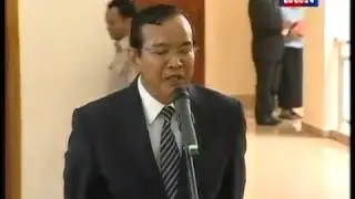 Khmer news  Press Conference After the meeting between CPP and CNRP 16 Sept 2013