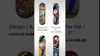 Big Decks / Small Prices🔥Wide Skateboards on SALE #shorts #skateboarding #skate #sale #sk8