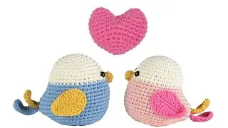 Love Birds-1:How to crochet the love birds's body?