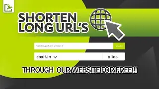 Shorten long URL&rsquo;s through our website for free !! | (Hindi)