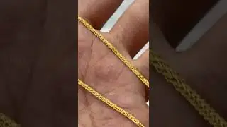 5gm gold chain 916 hallmark jewellery #gold #goldchain