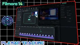 Planar tracking Edit Filmora 14 | how track any object in video editing | Tracking Editing
