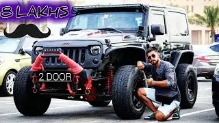 Most Custom 2 Door JEEP WRANGLER | Killing Modifications Done | Unique REAR WHEEL