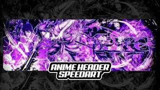 How to make an *INSANE* Anime header | Speed Art