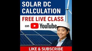 How to Calculate DC Stringing & Inverter Size of Solar  Plant ||Rooftop, Industrial & Utility Scale.