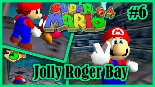 Super Mario 64 Guide (Gu&iacute;a) 100% #6 - Jolly Roger Bay (8 red coins, Blast to the stone pillar)