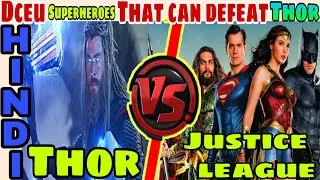 Thor vs Dceu Superheroes , Thor vs  justice league, | Hindi CAPTAIN HEMANT