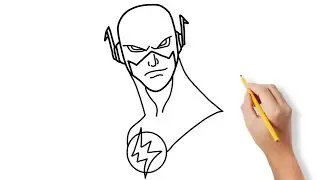 COMO DESENHAR O FLASH - PASSO A PASSO - F&Aacute;CIL E R&Aacute;PIDO