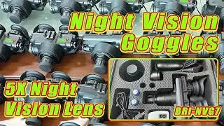 Available night vision googles with different lens to meet your further detection range :)