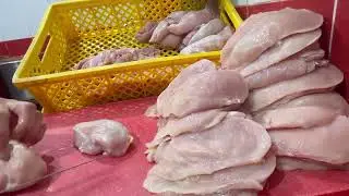 إزاي تقطعي البانيه زي المحترفين في البيت؟ (من نص صدر فرخة بس!) 🔪 توفير ونظافة وجودة!