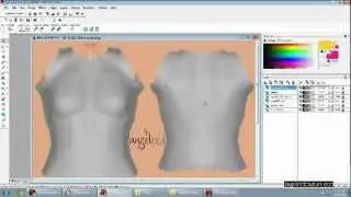 AngelRED - T-Shirt Tutorial Part 3 [Second Life & Paintshop Pro]