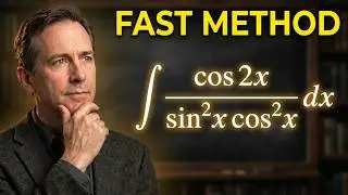 How to integrate cos 2x/(sin^2 x cos^2 x)⚡Trigonometric integration