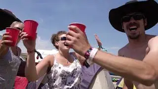 Red Solo Cup in the Country Thunder Campground
