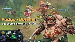 [FULLMATCH] Pudge Pos5 đi lane khéo | Good lanning, good game with Pudge Pos 5
