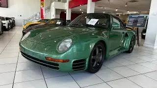 Green Canepa Porsche 959 SC with 800 horsepower 