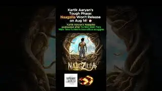 Kartik Aaryan&rsquo;s dream project Naagzilla POSTPONED! 😱 #kartikaaryan #bollywoodgossips #shorts #edit