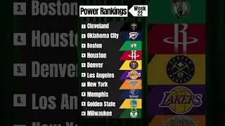 NBA Power Rankings #nba #nbabasketball #nbateams #fyp #viral #nbashorts #nbarankings