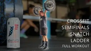 Crossfit Semifinals Squat Snatch Ladder