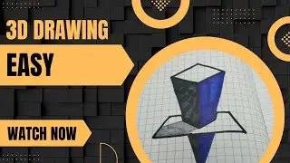 Easy 3D Stair Drawing ✏️ | Step by Step 3D Drawing for Beginners