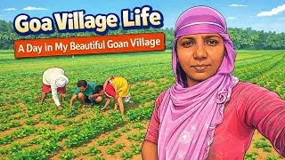 Goa Village Life🌾 | A Day in My Beautiful Goan Village👩‍🌾| Organic Farming in Goa|#goanvlogger  