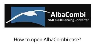 How to open AlbaCombi