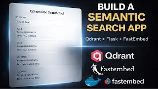 Semantic Search As You Type | Build a Real-Time Search App with Qdrant & Flask