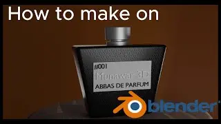 3D Purfom Bottle /Munawar 3d  